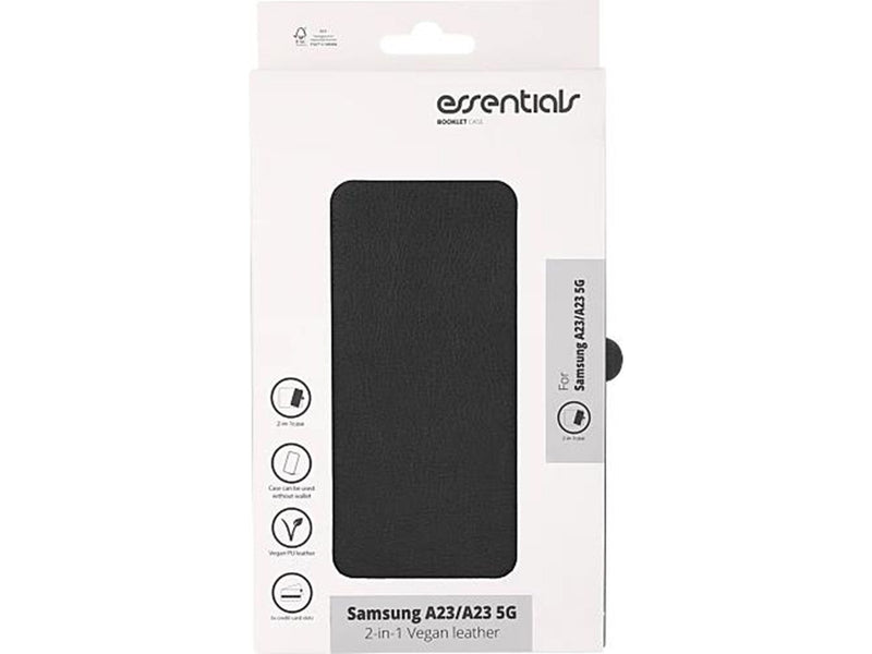 Essentials Samsung Galaxy A23/A23 5G card Holder Black