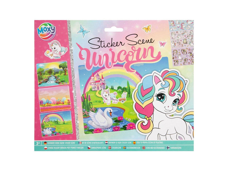 Grafix Design your own Sticker Scene - Unicorn