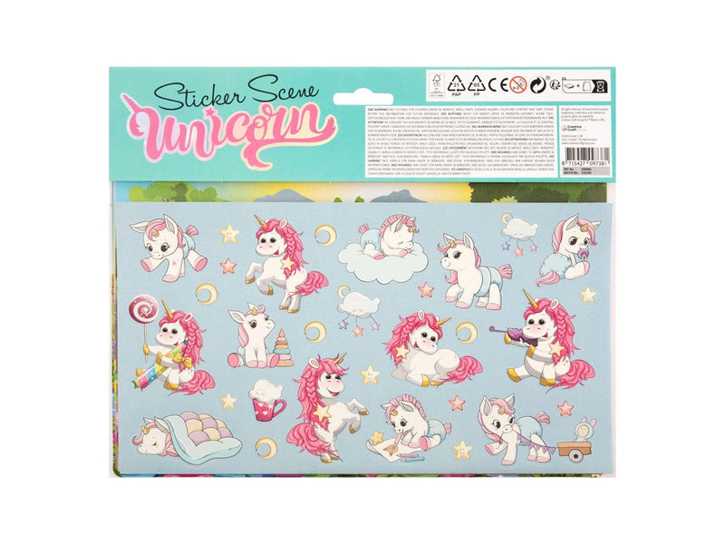 Grafix Design your own Sticker Scene - Unicorn