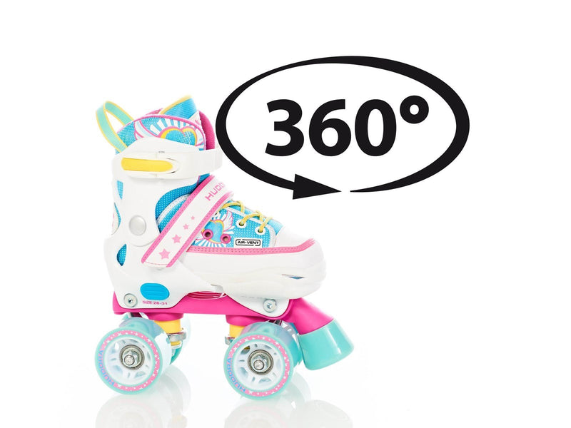 Hudora Adjustable Roller Skates Skate Wonders size 32-35