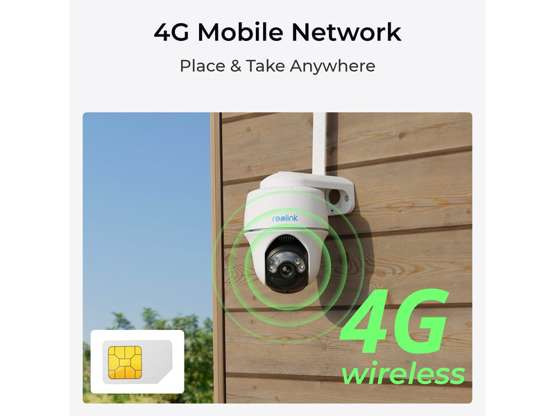 REOLINK Go Series G430 - 4G LTE Überwachungskamera mit Nachtsicht