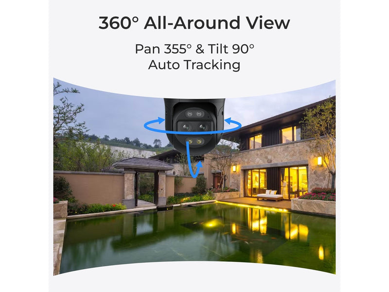 REOLINK Trackmix Series W760 - 4K Dual-Lens - PTZ-Kamera
