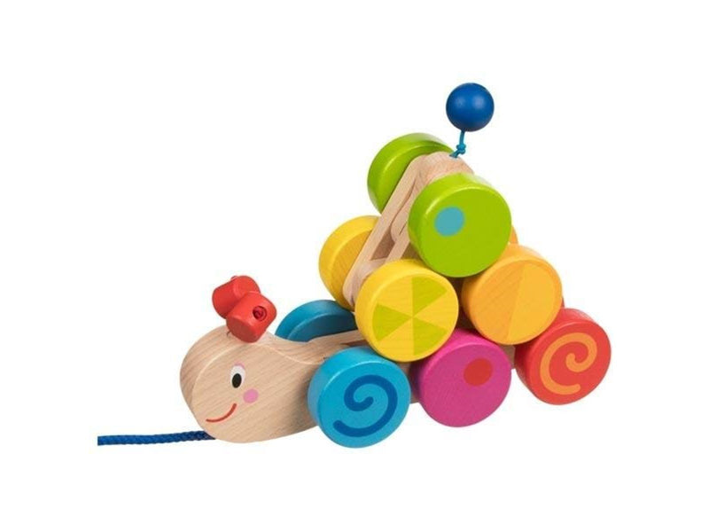 Goki Wooden Pull Animal Caterpillar