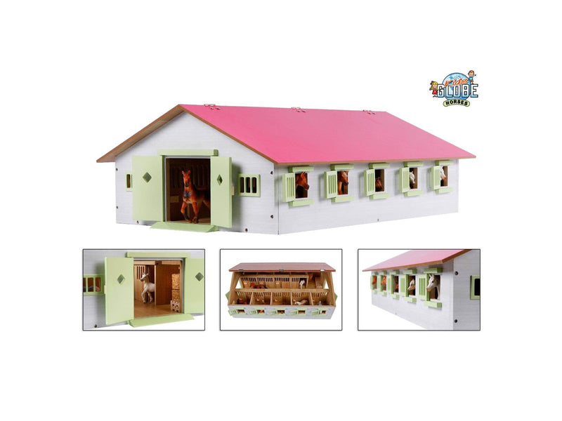 Kids Globe Horse stable with 9 boxes 1:32