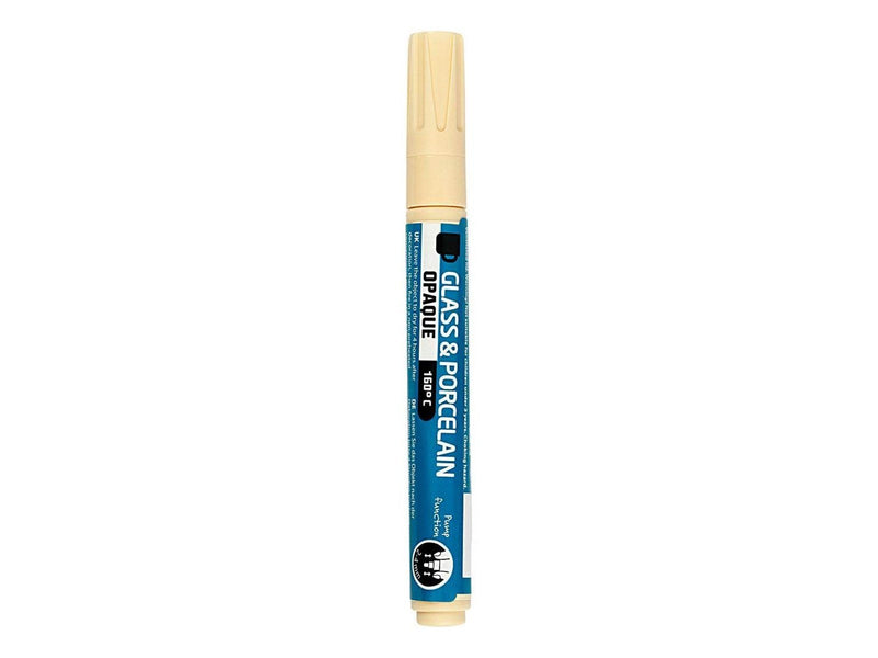 Creativ Company Glass and Porcelain Pen Opaque - Cream