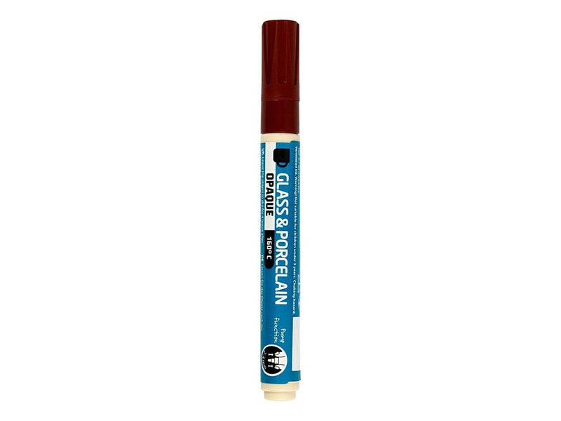 Creativ Company Glass and Porcelain Pen Opaque - Brown