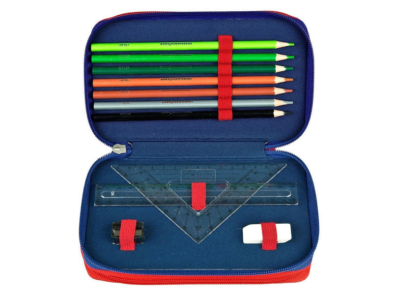 Undercover 3-Compartment Filled Pencil Case Spiderman
