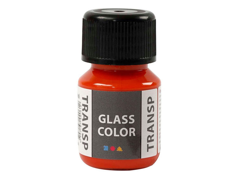 Creativ Company Glass Color Transparent Paint - Orange 30ml