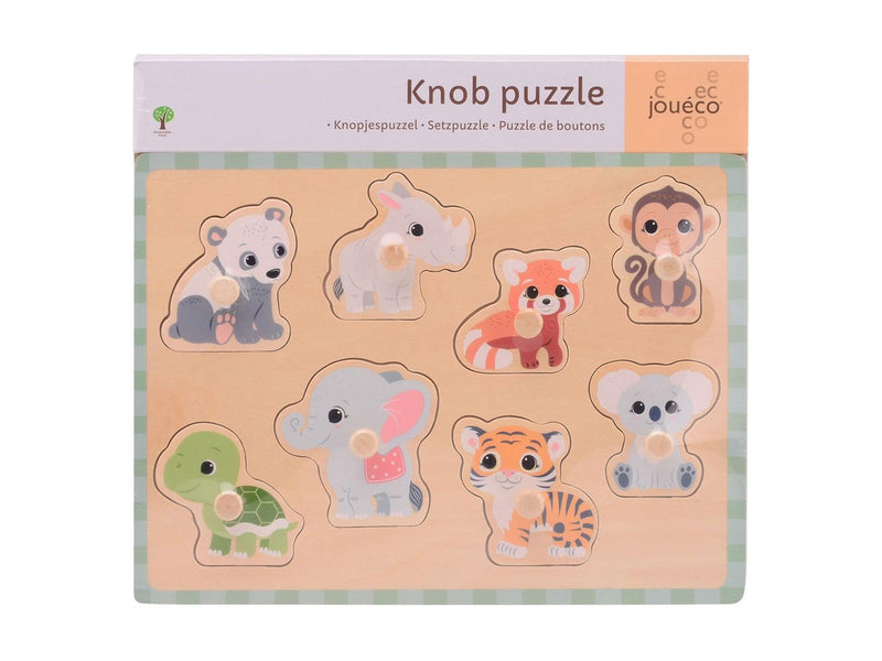 Joueco The Wildies Stud Puzzle 8pcs. Holz