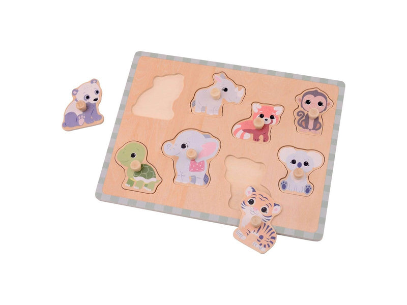 Joueco The Wildies Stud Puzzle 8pcs. Holz