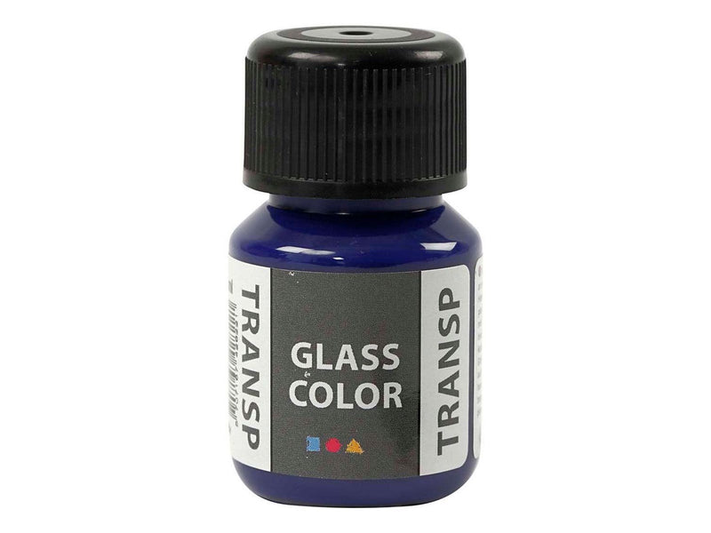 Creativ Company Glass Color Transparent Paint - Brilliant Blue 30ml