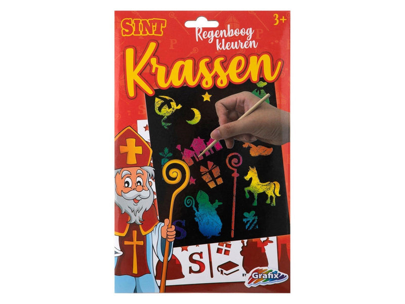 Grafix Sinterklaas Scratches Rainbow Colors