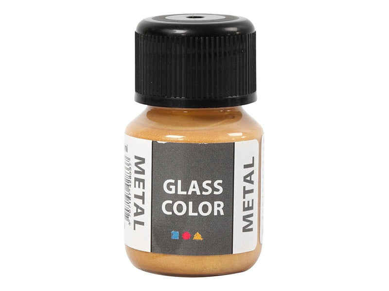 Creativ Company Glass Color Metal Paint - Gold 30ml