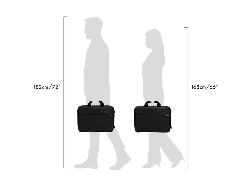 Dicota Top Traveller One Laptop-Tasche für Laptop 17.3" | Schwarz