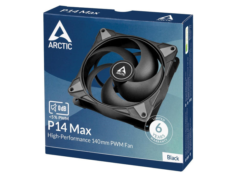 Arctic P14 Max (Black) - Gehäuselüfter - 140mm - Schwarz