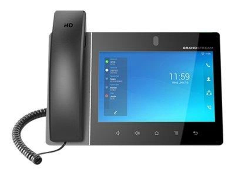 Grandstream GXV3480 - IP video phone - with digital camera Bluetooth interface - 12-way call capability