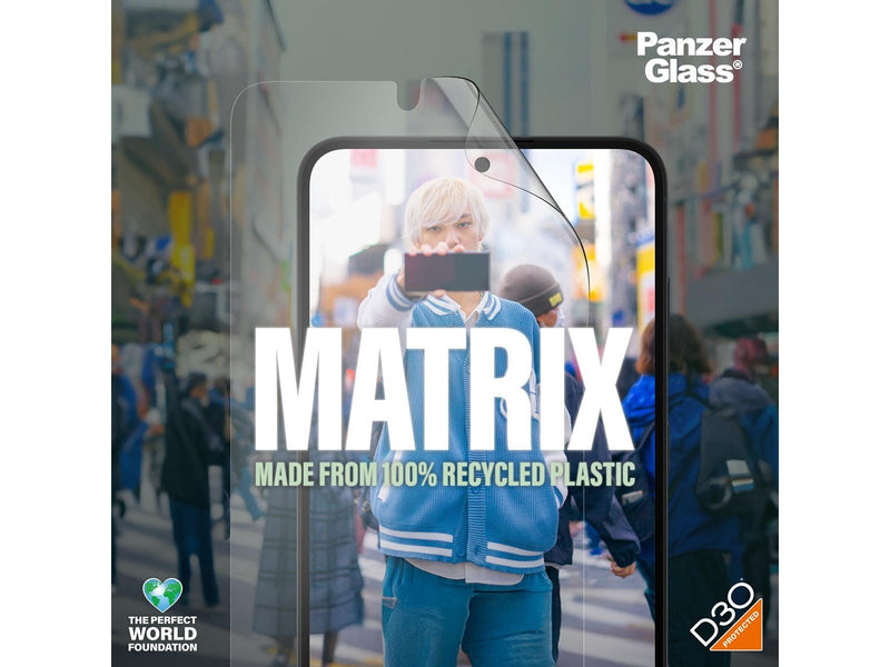 PanzerGlass MATRIX Screen Protector with D3O Samsung Galaxy S24 Plus | Ultra-Wide Fit w. AlignerKit