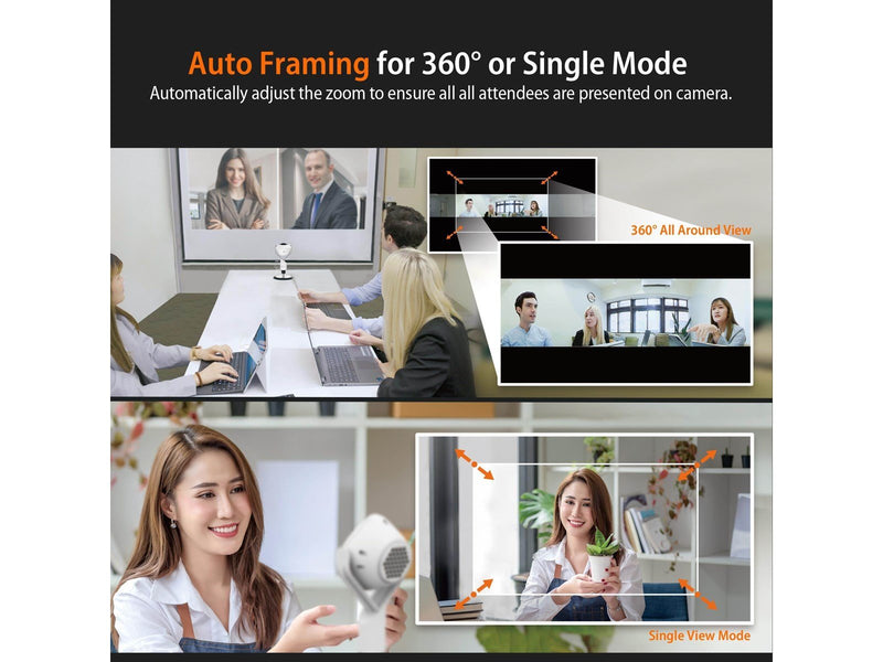 j5create 360° All Around Webcam with Speakerphone