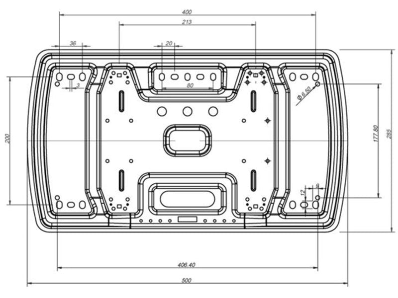 Multibrackets Super Slim neigen & Turn 40 kg 65" 100 x 100 mm