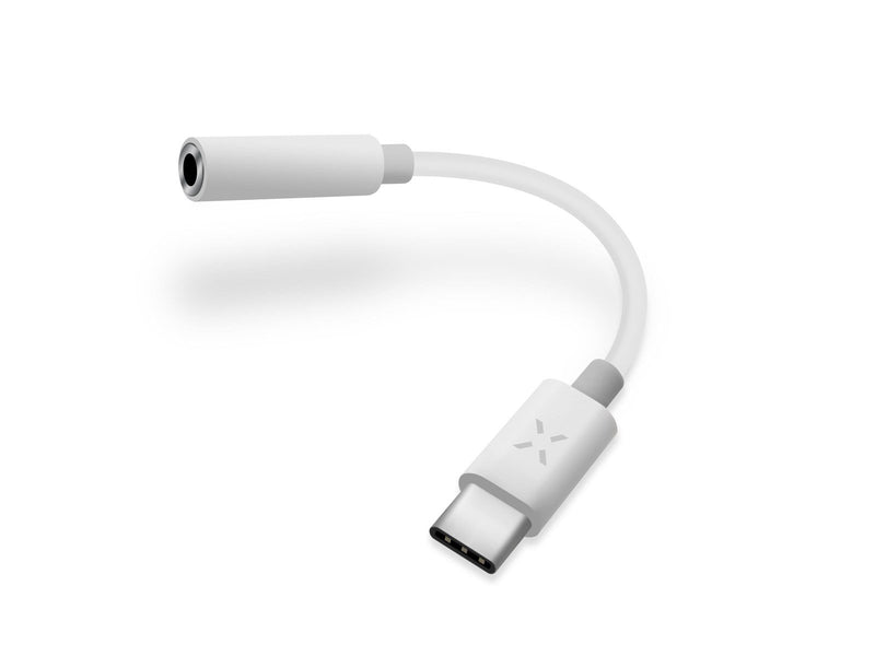 FIXED Audioadapter USB-C to 3.5mm female 10cm White