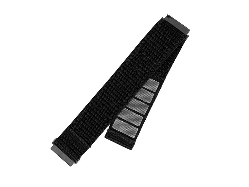 FIXED Nylon Strap for Smartwatch Universal 20 mm Black