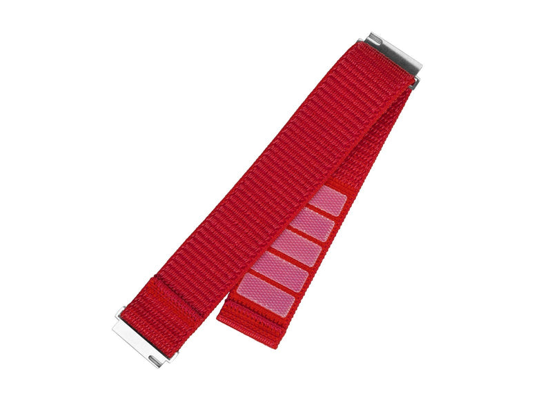FIXED Nylon Strap for Smartwatch Universal 22 mm Red