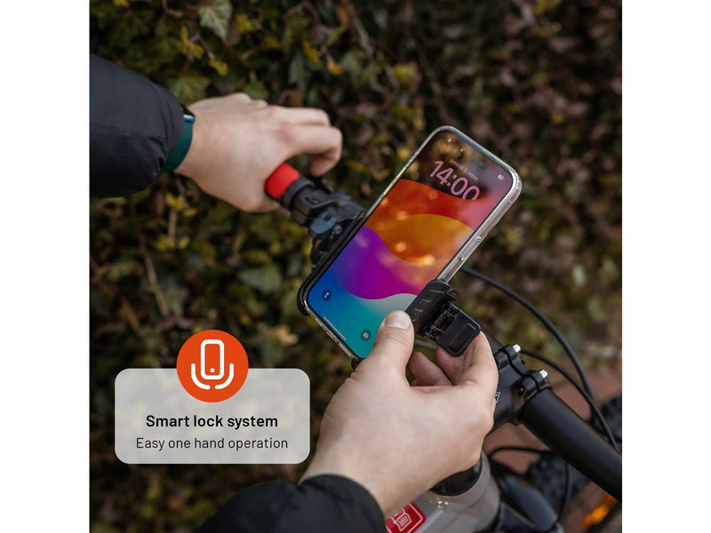 FIXED Bikee Plus Bike Mount with Smart Lock Black