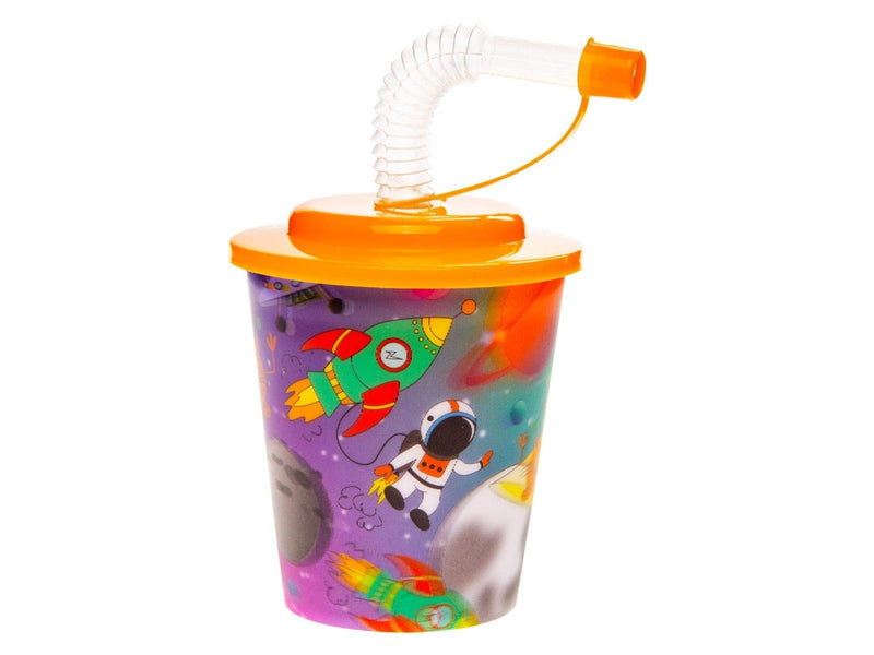 LG-Imports Cup with Lid and Straw Space 12pcs.