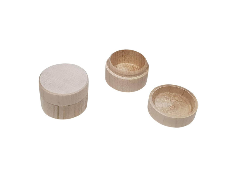 Playwood Box Round Beech Wood