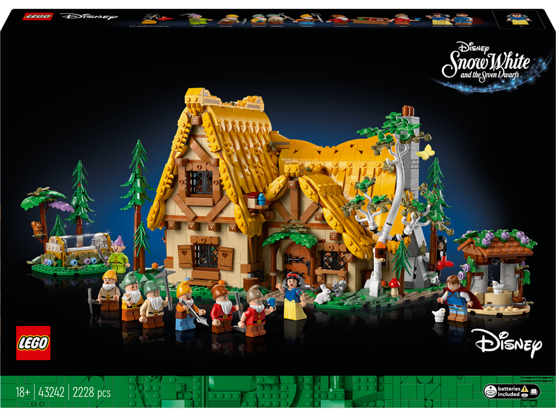 LEGO Disney 43242 Die Hütte von Schneewittchen und den sieben Zwergen