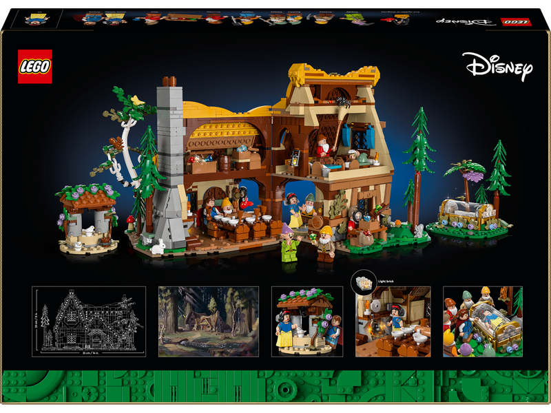 LEGO Disney 43242 Die Hütte von Schneewittchen und den sieben Zwergen