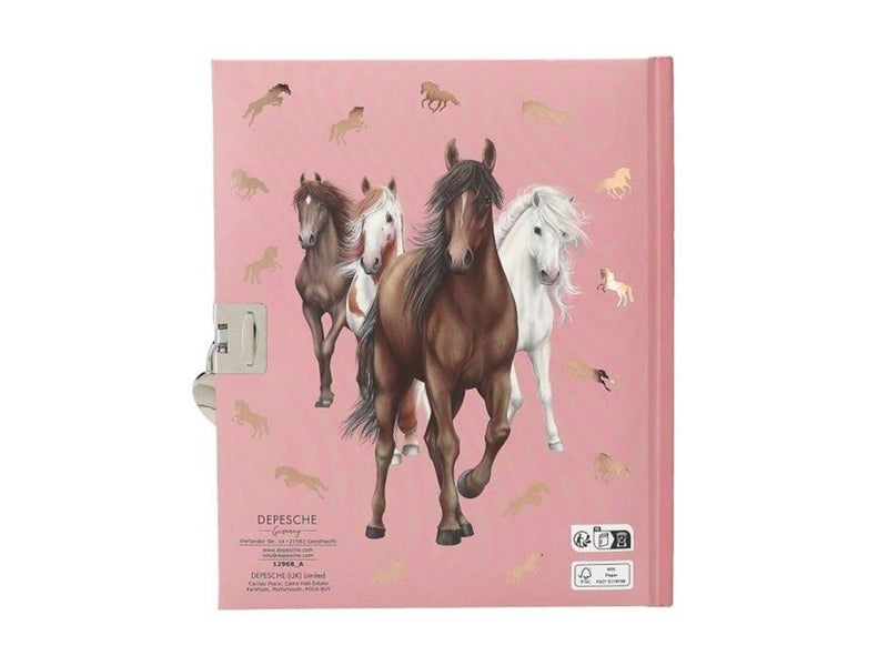 Miss Melody Diary horse with feder
