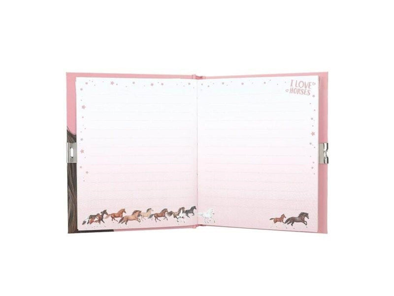 Miss Melody Diary horse with feder