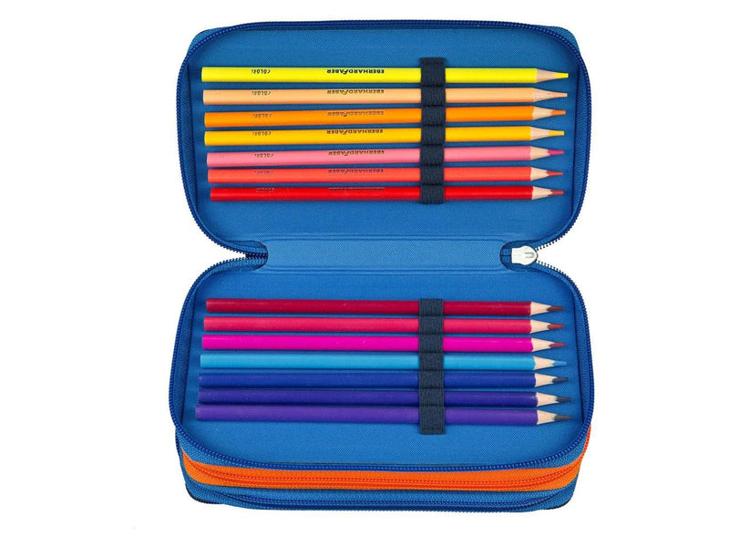Undercover 3-Compartment Filled Pencil Case Hot Wheels