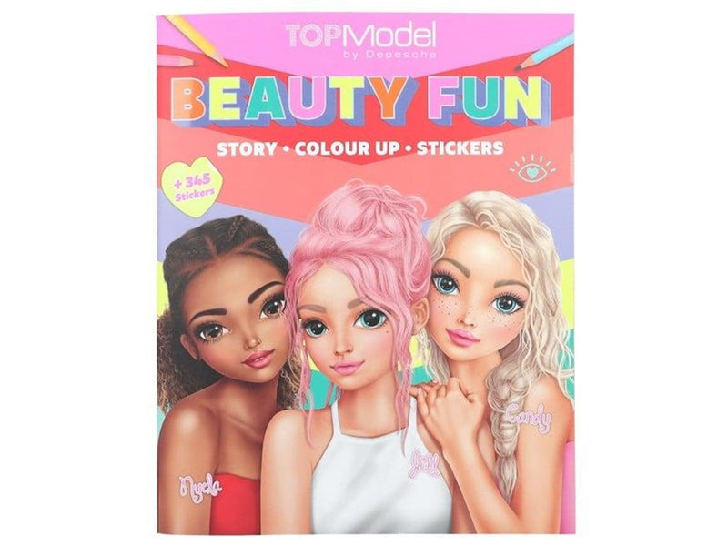 Topmodel Colouring Book