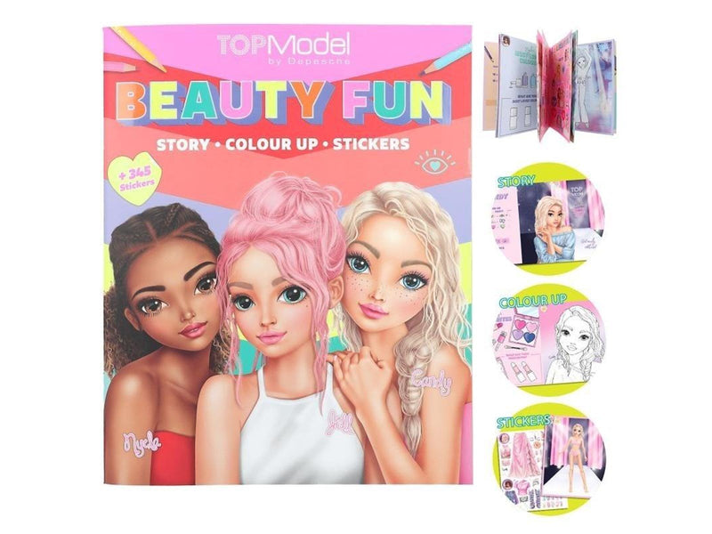 Topmodel Colouring Book