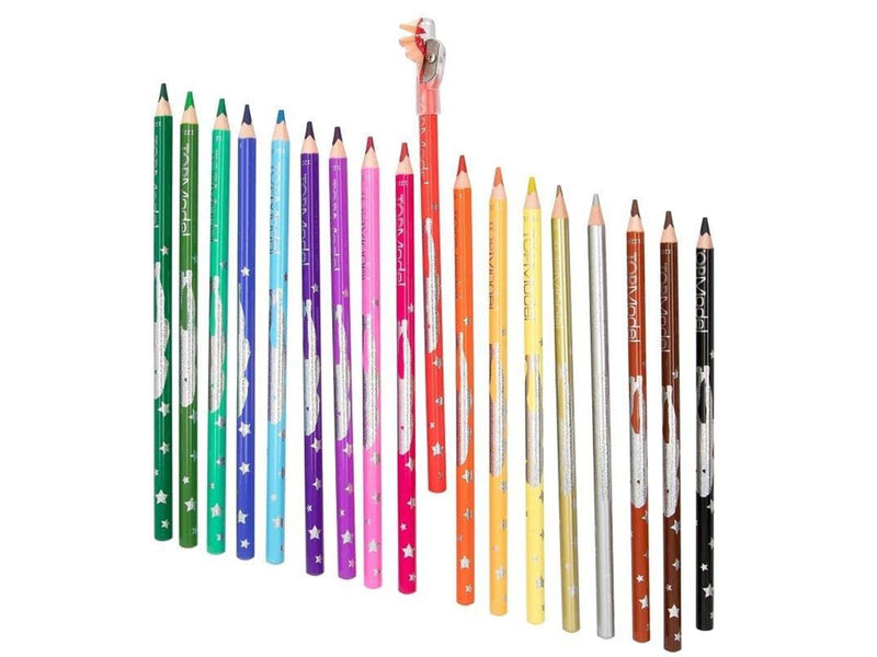 Topmodel 18 Colouring Pencilswith sharpener