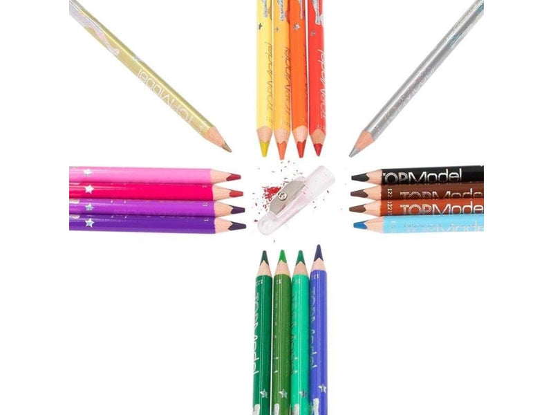 Topmodel 18 Colouring Pencilswith sharpener