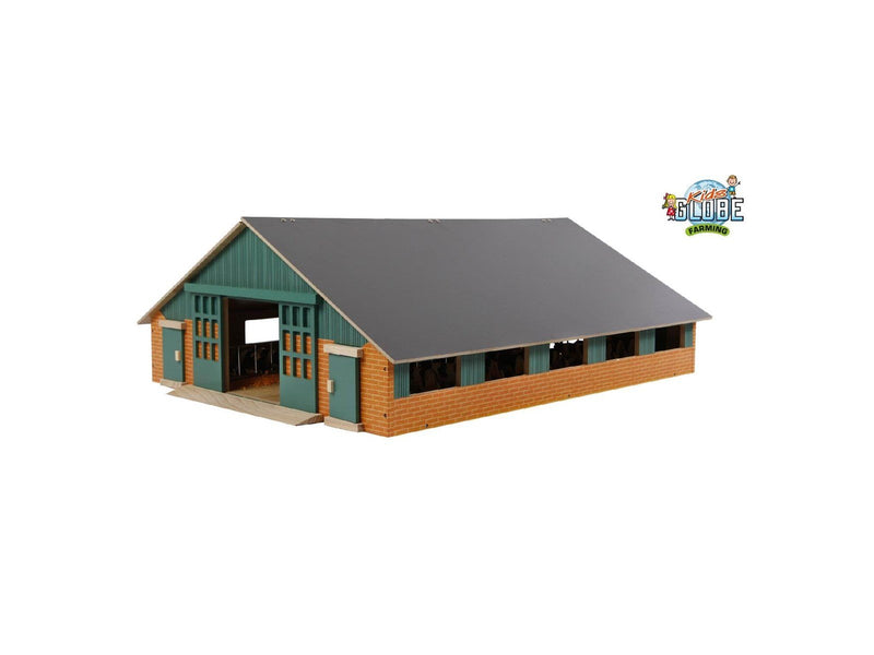 Kids Globe Running stable Wood 1:32