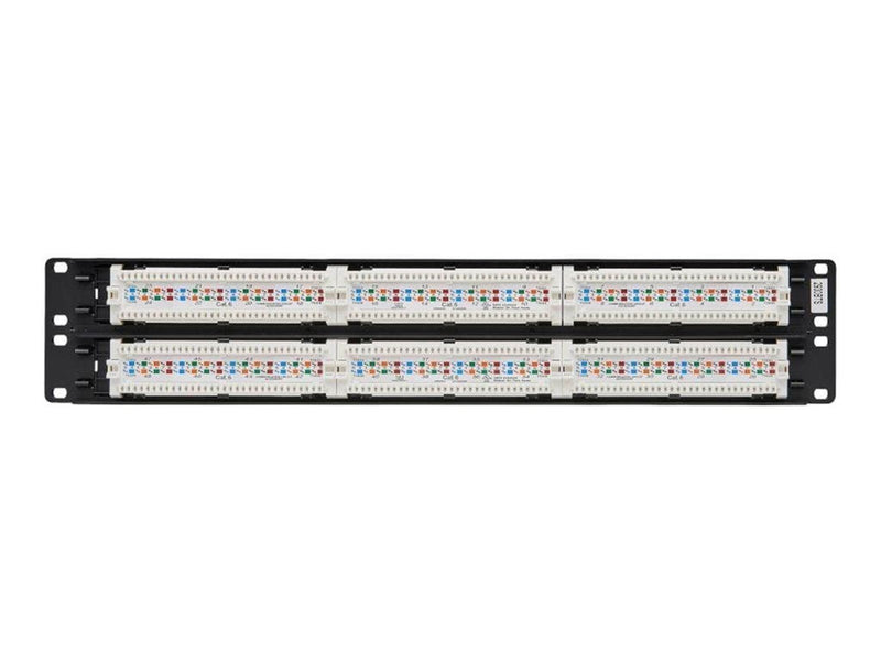 Tripp Lite 48-Port Cat6 Cat5 Patch Panel Rackmount 110 Punch Down RJ45 Ethernet 1URM 568B - patch panel - 19"