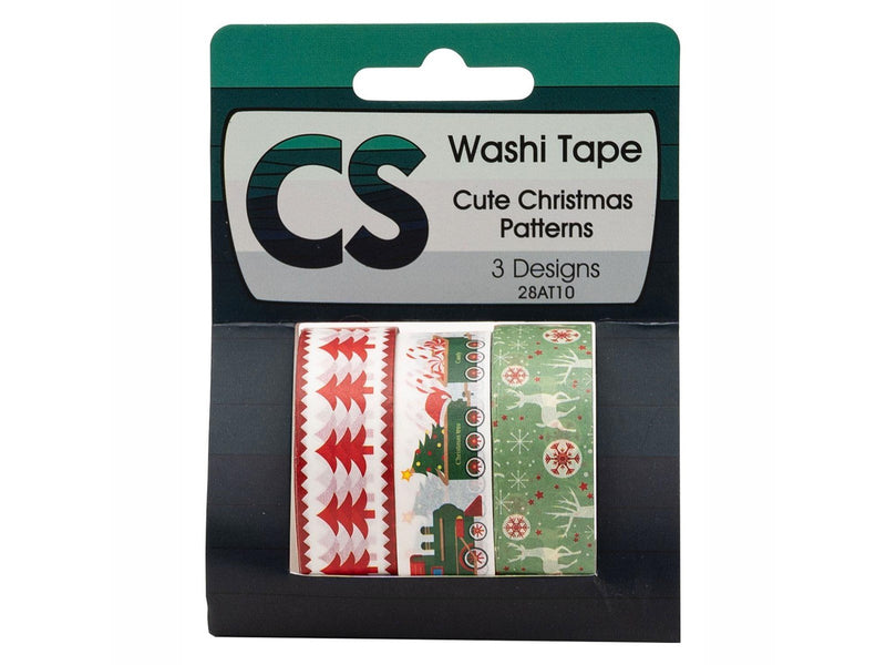 Colorations - Washi Tape Christmas 3 Rolls 5mtr.