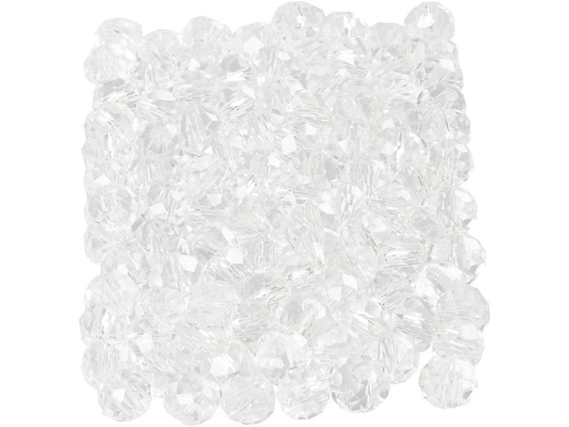 Creativ Company Faceted Beads Crystal 100pcs.