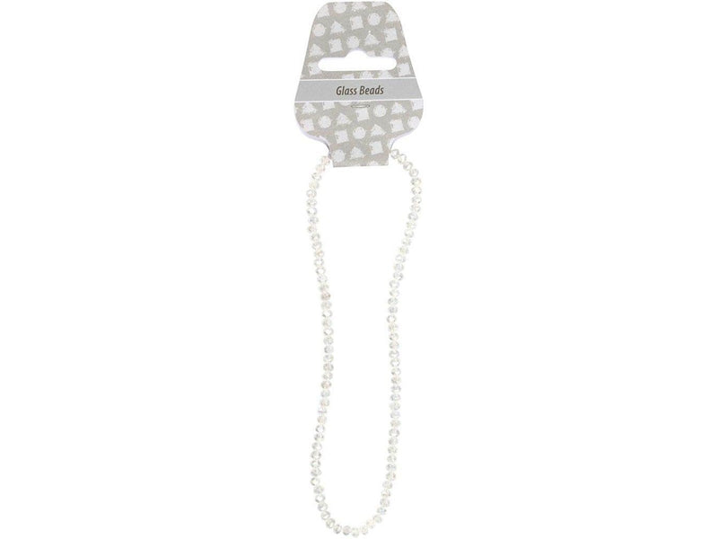 Creativ Company Faceted Beads Crystal 100pcs.