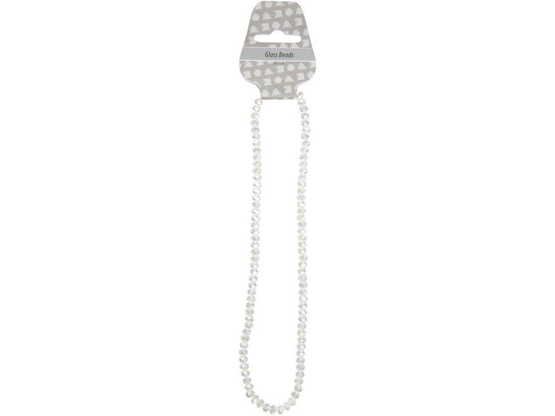 Creativ Company Faceted Beads Crystal 100pcs.