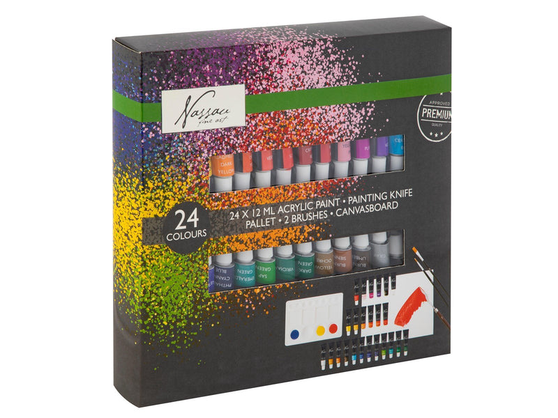 Creative Craft Group Nassau Classic Acrylic Paint Set 24x12ml