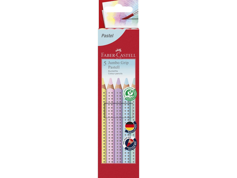 Faber Castell - Pencil Jumbo Grip Pastel box (5 pcs)