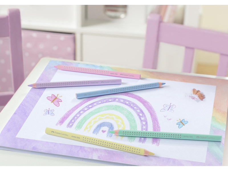 Faber Castell - Pencil Jumbo Grip Pastel box (5 pcs)