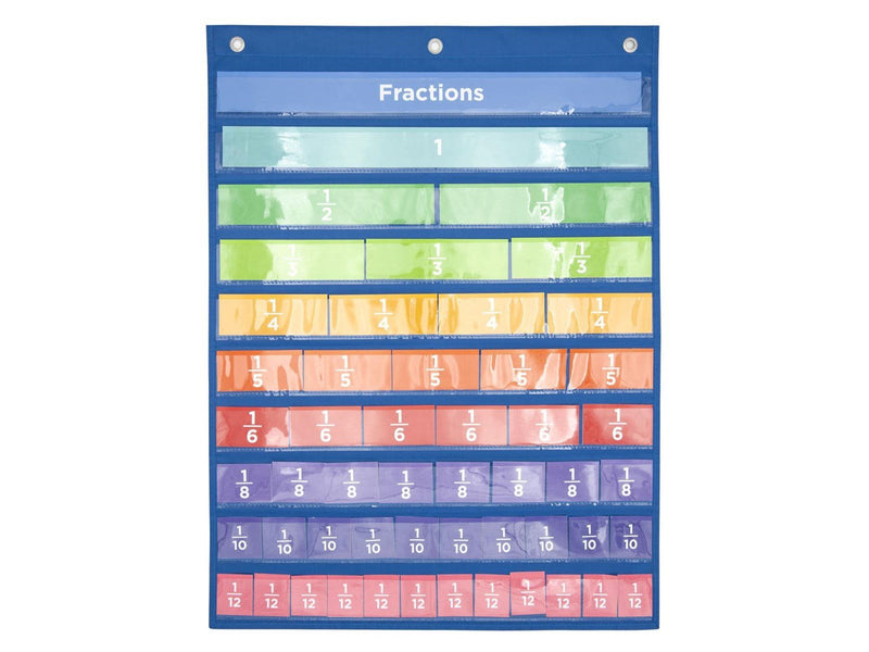 Achoka Fractions Wall Chart with 52 Cards