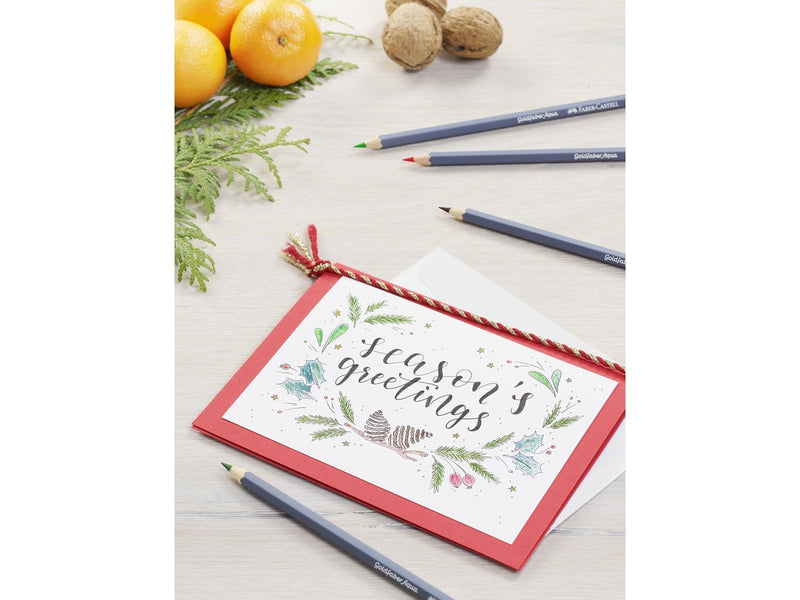 Faber Castell  Watercol. penc. Goldfaber Aqua tin (12 pcs)