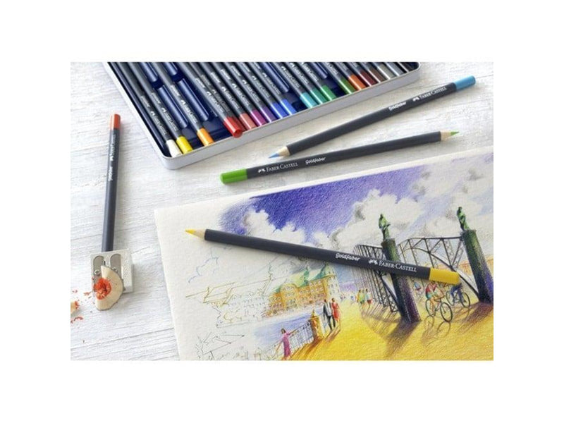 Faber Castell - Goldfaber colored pencils metal box with 48 pcs